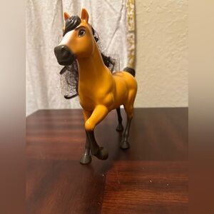 Spirit Untamed Mattel 2020 Spirit 8" Horse Moveable Head Long Black Mane Lucky